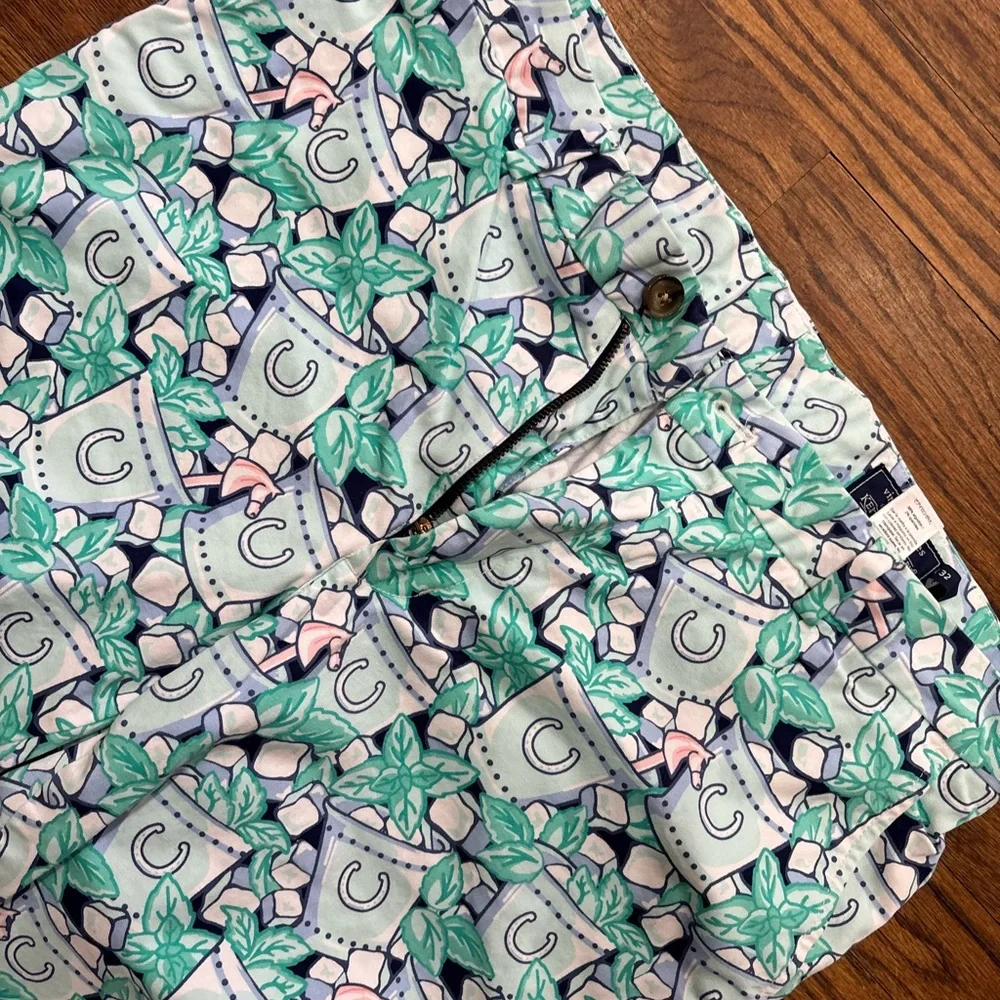 Vineyard Vines Pants  Breaker  Kentucky Derby Collection Men's Size 34 X 32 - Picture 2 of 4